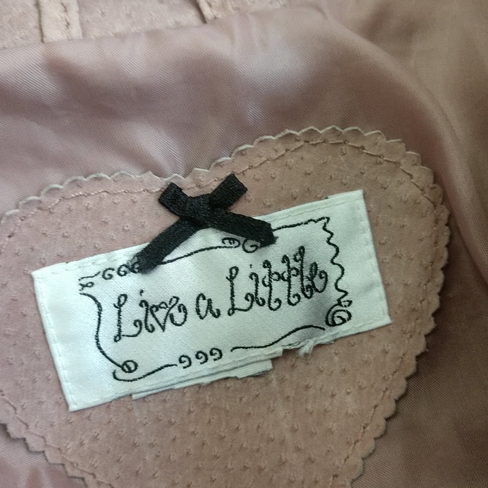 Pink Suede leather jacket - Picture 6 of 6